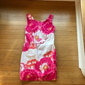 Lilly Pulitzer Pink and White Patterned Dress